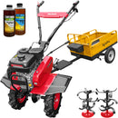 Motosapa Weima WM900 motor 7 CP 2+1 viteze latime lucru 80 cm transmisie fonta freze 2+1+disc roti cauciuc 4.00x8" remorca 2l ulei