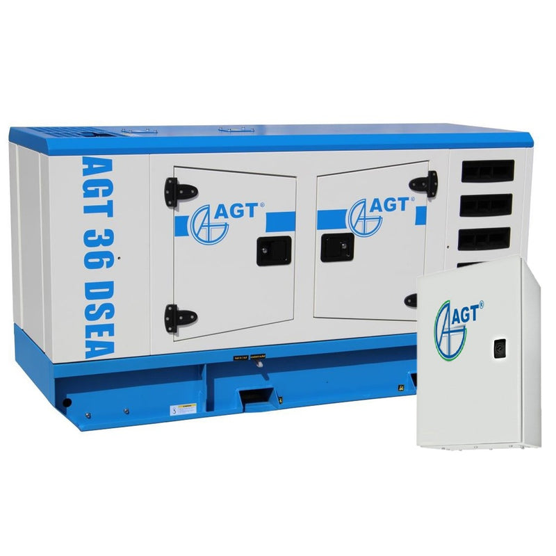 Generator curent cu automatizare AGT 36 DSEA putere 28.8 kW 400 V diesel pornire electrica insonorizat rezervor 65 L+ ATS42S/24