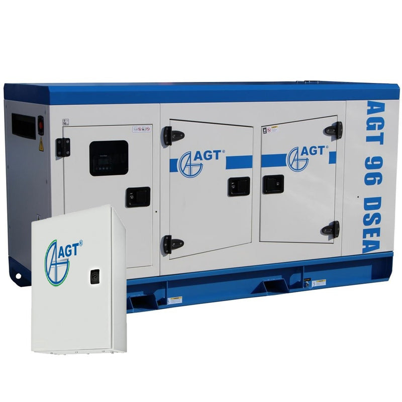 Generator curent cu automatizare AGT 96 DSEA putere 75.2 kW 400 V diesel pornire electrica insonorizat rezervor 150L + ATS97S/24