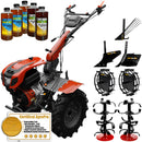 Motocultor Weima WM1100F-6 motor 16 CP 6 viteze latime lucru 110 cm freze roti cauciuc reductor usor/greu roti metal rarita reglabila plug arat plug cartofi 5l ulei AgroPro