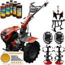 Motocultor Weima WM1100F-6 motor 16 CP 6 viteze latime lucru 110 cm freze roti cauciuc reductor usor/greu roti metal cultivator plug reversibil 5l ulei AgroPro