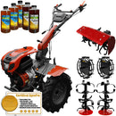 Motocultor Weima WM1100F-6 motor 16 CP 6 viteze latime lucru 110 cm freze roti cauciuc reductor usor/greu roti metal freza tractata 67 cm 5l ulei AgroPro
