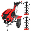 Motocultor Weima cu Diferential WM1100BE-6 Motor 12 CP Diesel 6 viteze Latime lucru 140 cm Pornire electrica roti metal plug arat rarita reglabila plug cartofi cultivator plug reversibil 5l ulei