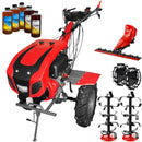 Motocultor Weima cu Diferential WM1100BE-6 Motor 12 CP Diesel 6 viteze Latime lucru 140 cm Pornire electrica roti metal lama cosire 5l ulei