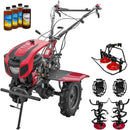 Motocultor cu diferential Weima WM1100C-6 motor 7 CP 6 viteze latime lucru 110 cm freze roti cauciuc reductor usor/greu capota cu far roti metal cositoare tambur rotativ 4l ulei