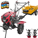 Motocultor cu diferential Weima WM1100C-6 motor 7 CP 6 viteze latime lucru 110 cm freze roti cauciuc reductor usor/greu capota cu far remorca 4l ulei