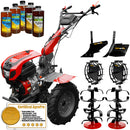 Motocultor Weima WM 1100D-6 motor 9.5 CP 6 viteze latime lucru 80-110 cm freze roti cauciuc 500x12 reductor usor/greu roti metal rarita reglabila plug arat 5l ulei AgroPro