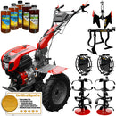 Motocultor Weima WM 1100D-6 motor 9.5 CP 6 viteze latime lucru 80-110 cm freze roti cauciuc 500x12 reductor usor/greu roti metal cultivator plug reversibil 5l ulei AgroPro