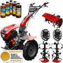 Motocultor Weima WM 1100D-6 motor 9.5 CP 6 viteze latime lucru 80-110 cm freze roti cauciuc 500x12 reductor usor/greu roti metal  freza tractata 67 cm 5l ulei AgroPro