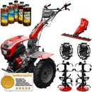 Motocultor Weima WM 1100D-6 motor 9.5 CP 6 viteze latime lucru 80-110 cm freze roti cauciuc 500x12 reductor usor/greu roti metal lama 110 cm 5l ulei AgroPro