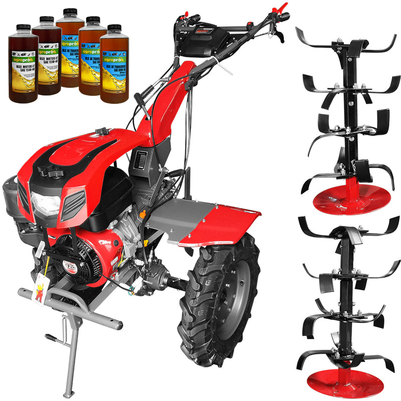Motocultor Weima cu Diferential WM1100F-6 Motor 16 CP Benzina 6 viteze Latime lucru 110 cm 5l ulei