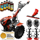 Motocultor Weima WM1100F-6 motor 16 CP 6 viteze latime lucru 110 cm freze roti cauciuc reductor usor/greu roti metal lama 100 cm 5l ulei AgroPro