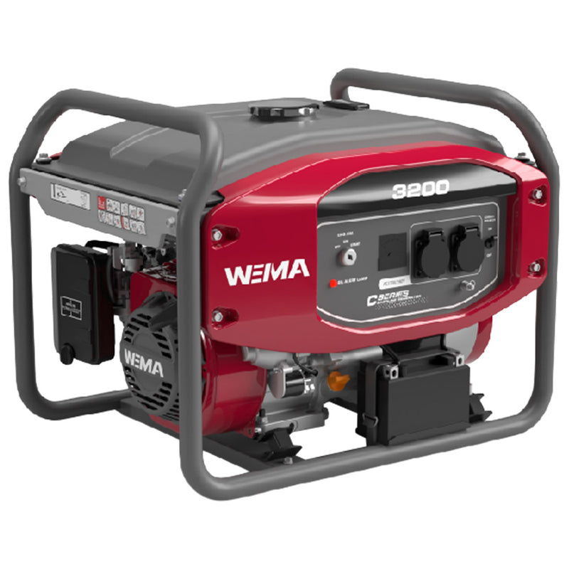 Generator curent WEIMA WM 3200E putere 3.2 kW 230V benzina pornire electrica AVR