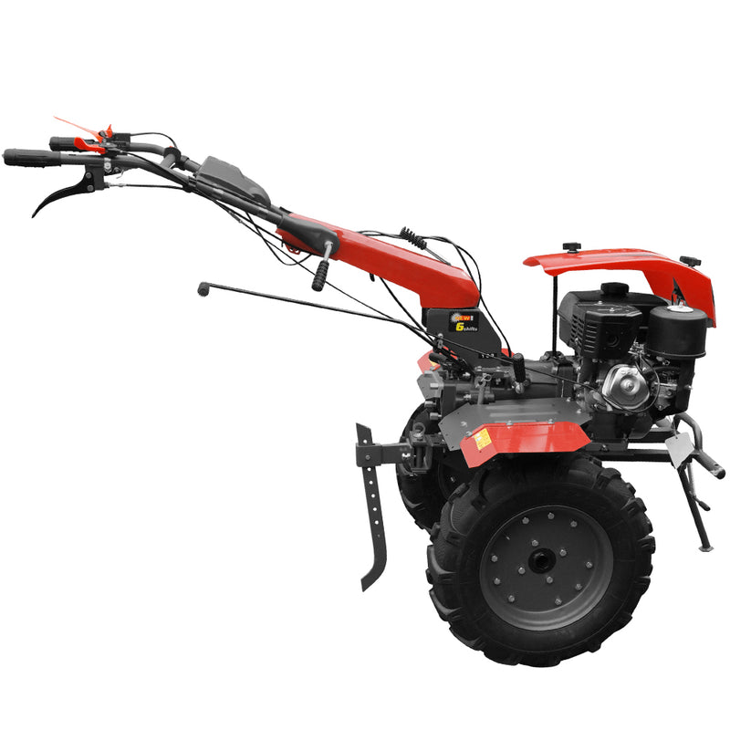 Motocultor Weima WM 1100D-6 motor 9.5 CP 6 viteze latime lucru 80-110 cm freze roti cauciuc 500x12 reductor usor/greu roti metal  freza tractata 67 cm 5l ulei AgroPro