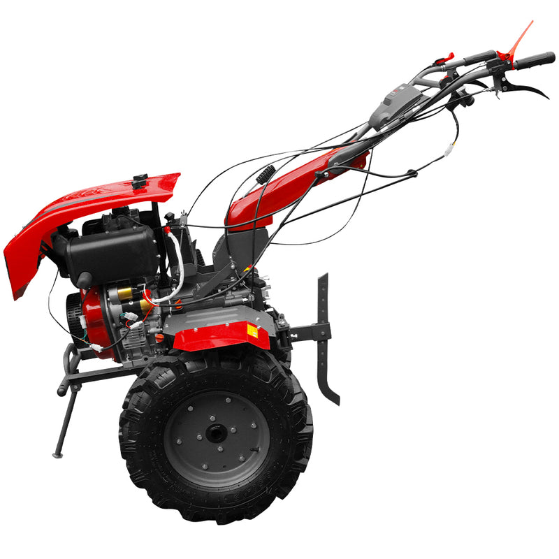 Motocultor Weima WM1100BE-6 motor 10 CP diesel 6 viteze latime lucru 135 cm pornire electrica reductor usor/greu roti metal lama 110 cm 5l ulei AgroPro