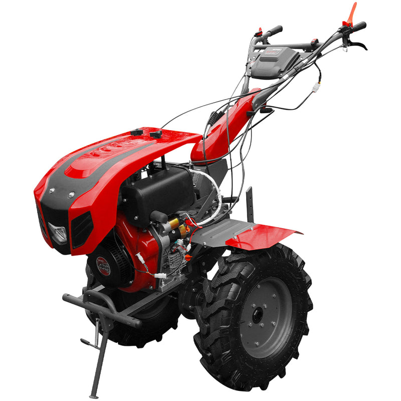 Motocultor Weima WM1100BE-6 motor 10 CP diesel 6 viteze latime lucru 135 cm pornire electrica reductor usor/greu roti metal lama 110 cm 5l ulei AgroPro