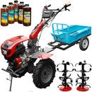 Motocultor Weima WM 1100D-6 motor 9.5 CP 6 viteze latime lucru 80-110 cm freze roti cauciuc 500x12 reductor usor/greu remorca 5l ulei AgroPro