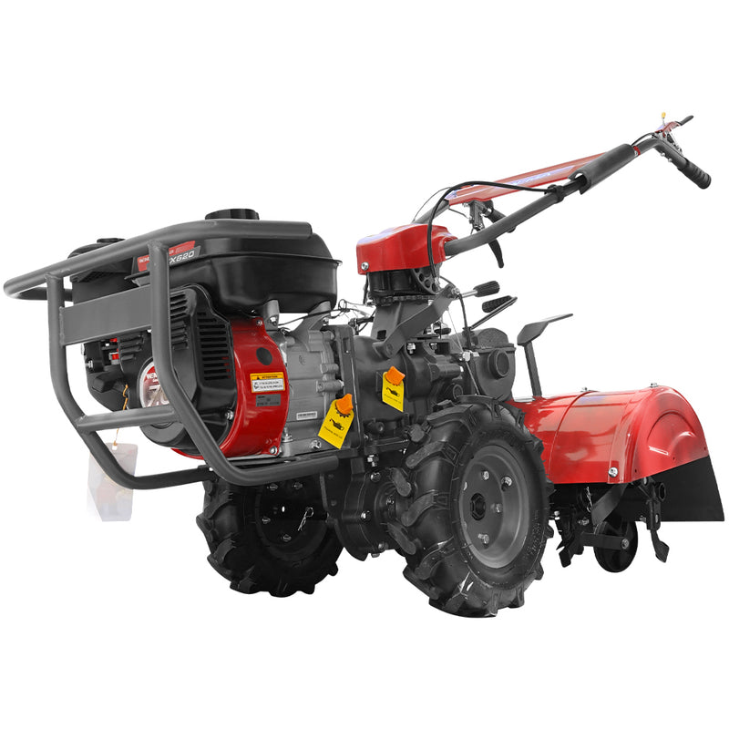 Motocultor Weima WMX 620 motor 7 CP latime lucru 62 cm freza tractata roti cauciuc roti metal