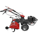 Motocultor Weima WMX 620 motor 7 CP latime lucru 62 cm freza tractata roti cauciuc roti metal ansamblu cosire cu lama 90 cm