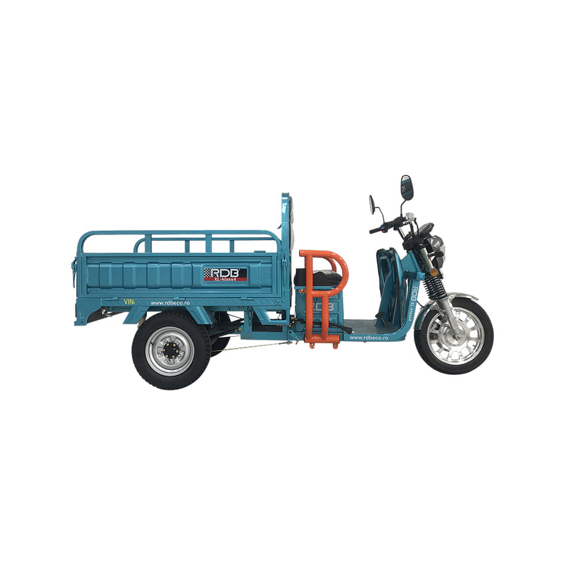 Tricicleta electrica RDB XL-Klass4 4000W 72V 45Ah 25km/h portocaliu