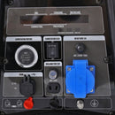 Generator de curent tip inverter Zonetec ZGI2500WET monofazat 2.5 kW roti si maner pliabil pentru transport pornire electrica