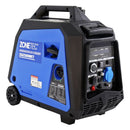 Generator de curent tip inverter Zonetec ZGI2500WET monofazat 2.5 kW roti si maner pliabil pentru transport pornire electrica
