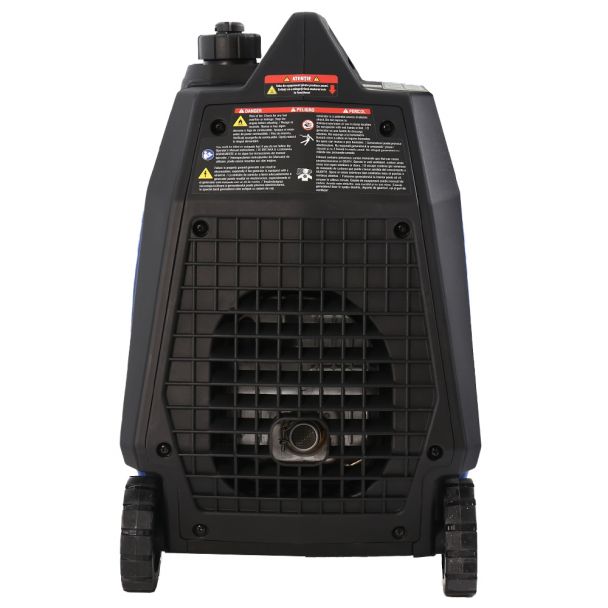 Generator de curent tip inverter Zonetec ZGI3500WET monofazat 3.5 kW roti si maner pliabil pentru transport pornire electrica