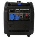 Generator de curent tip inverter Zonetec ZGI5500WET monofazat 5.5 kW roti si maner pliabil pentru transport pornire electrica