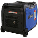 Generator de curent tip inverter Zonetec ZGI5500WET monofazat 5.5 kW roti si maner pliabil pentru transport pornire electrica
