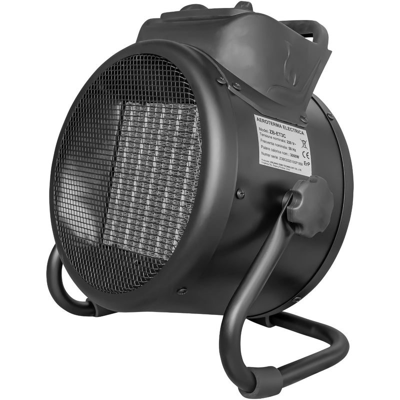 Zobo ZB-ET3C aeroterma electrica 3 kW elemente ceramice