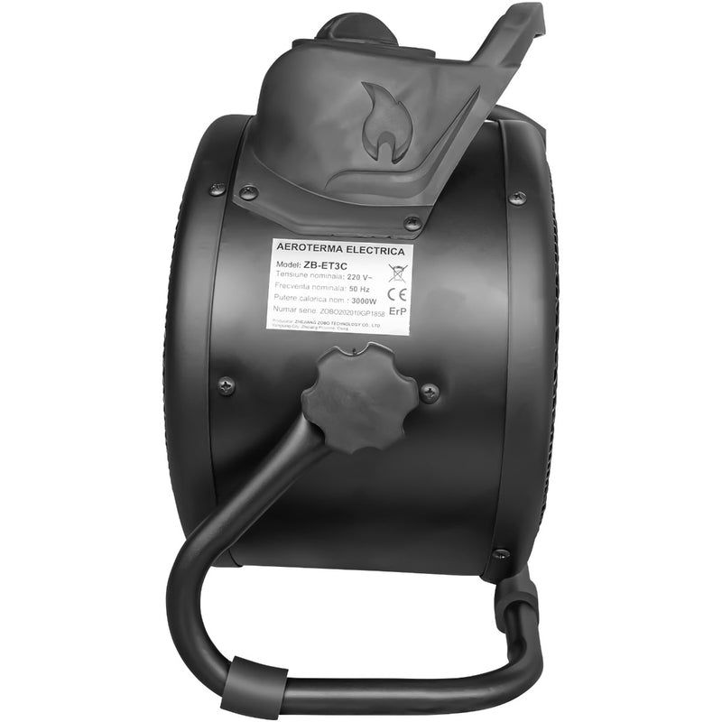 Zobo ZB-ET3C aeroterma electrica 3 kW elemente ceramice