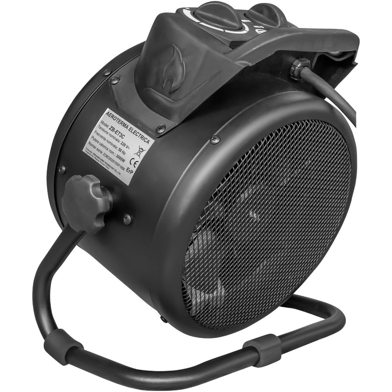 Zobo ZB-ET3C aeroterma electrica 3 kW elemente ceramice