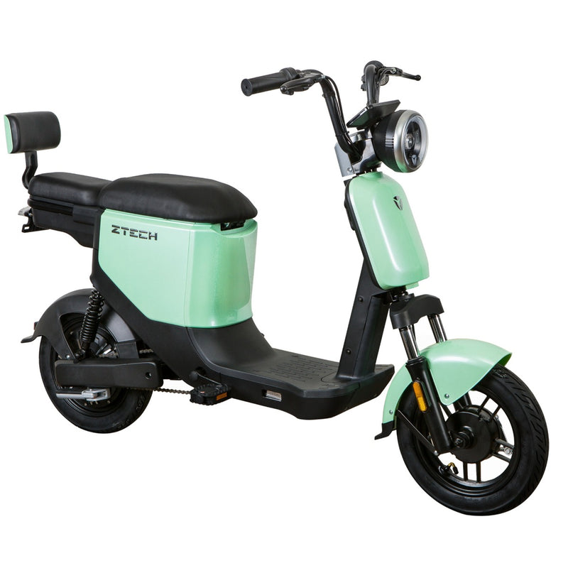 Scuter electric Ztech ZT-05-A U3 EEC autonomie 40 Km viteza maxima 25 km/h putere 350W acumulator 12Ah/48V nu necesita permis-Negru
