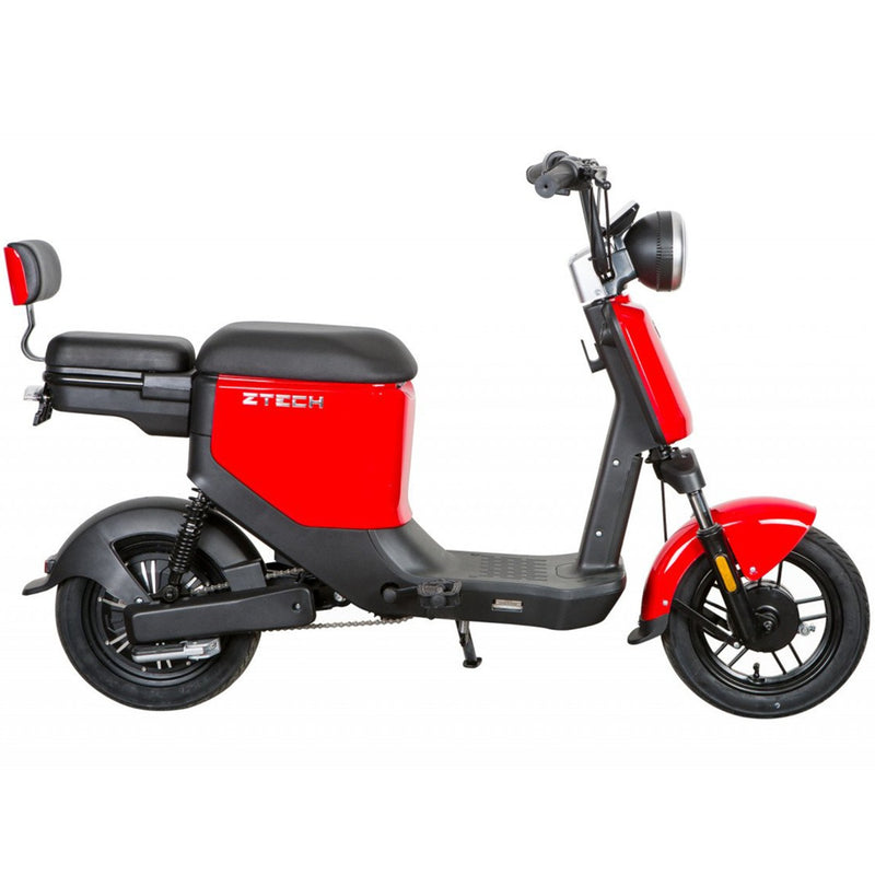 Scuter electric Ztech ZT-05-A-G GRAPHENE autonomie 40 Km viteza maxima 25 km/h putere 350W acumulator 12Ah/48V nu necesita permis-Rosu