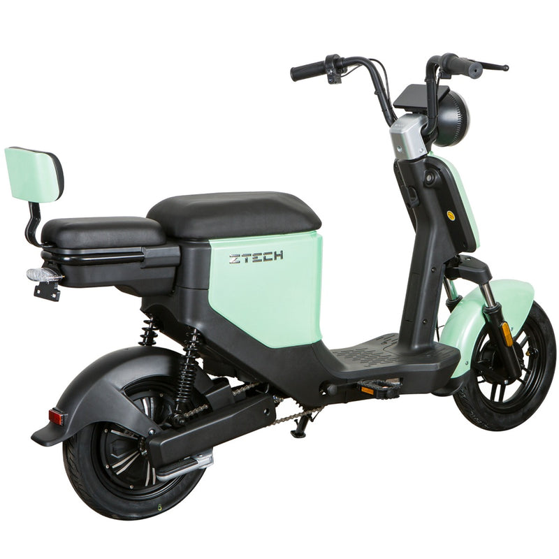 Scuter electric Ztech ZT-05-A U3 EEC autonomie 40 Km viteza maxima 25 km/h putere 350W acumulator 12Ah/48V nu necesita permis-Albastru