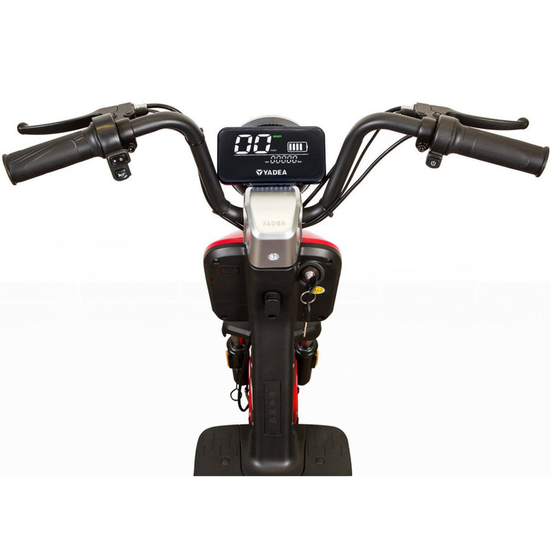 Scuter electric Ztech ZT-05-AL U3-LITHIUM autonomie 40 Km viteza maxima 25 km/h putere 350W acumulator 12Ah/48V nu necesita permis-Alb