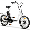 Bicicleta electrica Ztech ZT-07 CAMP 2.0 autonomie 33 Km viteza maxima 25 km/h putere 250W acumulator 9Ah/36V nu necesita permis-Alb