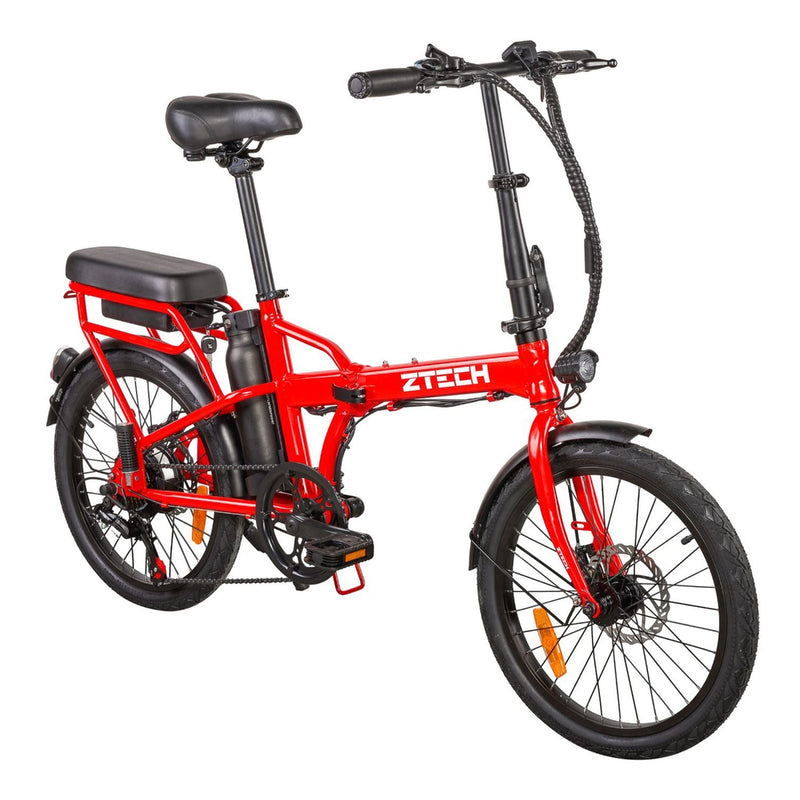 Bicicleta electrica Ztech ZT-12 CAMP 6.0 autonomie 35 Km viteza maxima 25 km/h putere 250W acumulator 8Ah/36V nu necesita permis-Albastru