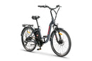 Bicicleta electrica Ztech ZT-13-A RETRO 2.0 autonomie 33 Km viteza maxima 25 km/h putere 250W acumulator 10Ah/36V nu necesita permis-Gri