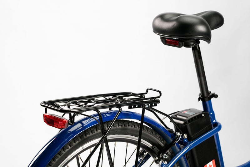 Bicicleta electrica Ztech ZT-13-A RETRO 2.0 autonomie 33 Km viteza maxima 25 km/h putere 250W acumulator 10Ah/36V nu necesita permis-Gri