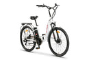 Bicicleta electrica Ztech ZT-13-B RETRO 2.0 autonomie 33 Km viteza maxima 25 km/h putere 250W acumulator 10Ah/36V nu necesita permis-Alb