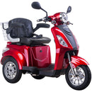 Tricicleta electrica Ztech ZT-15-D-G TRILUX D EEC GRAPHENE autonomie 60 Km viteza maxima 25 km/h putere 900W acumulator 20Ah/48V nu necesita permis-Rosu