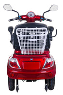 Tricicleta electrica Ztech ZT-15-D-G TRILUX D EEC GRAPHENE autonomie 60 Km viteza maxima 25 km/h putere 900W acumulator 20Ah/48V nu necesita permis-Alb