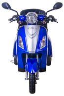 Tricicleta electrica Ztech ZT-15-D-G TRILUX D EEC GRAPHENE autonomie 60 Km viteza maxima 25 km/h putere 900W acumulator 20Ah/48V nu necesita permis-Rosu