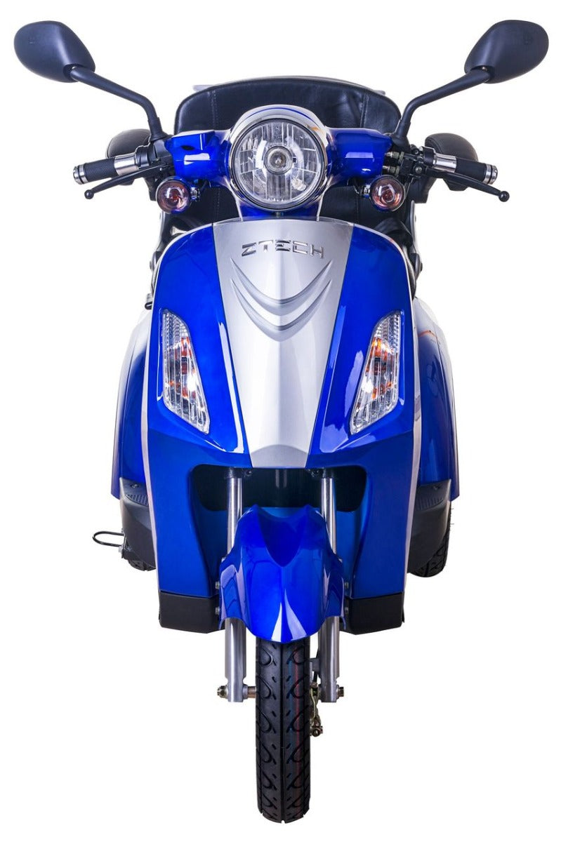 Tricicleta electrica Ztech ZT-15-D-G TRILUX D EEC GRAPHENE autonomie 60 Km viteza maxima 25 km/h putere 900W acumulator 20Ah/48V nu necesita permis-Alb