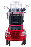 Tricicleta electrica Ztech ZT-15-D TRILUX D EEC autonomie 60 Km viteza maxima 25 km/h putere 900W acumulator 20Ah/48V nu necesita permis-Rosu