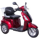 Tricicleta electrica Ztech ZT-15-E TRILUX E EEC cu frana electromagnetica autonomie 60 Km viteza maxima 25 km/h putere 500W acumulator 20Ah/48V nu necesita permis-Alb