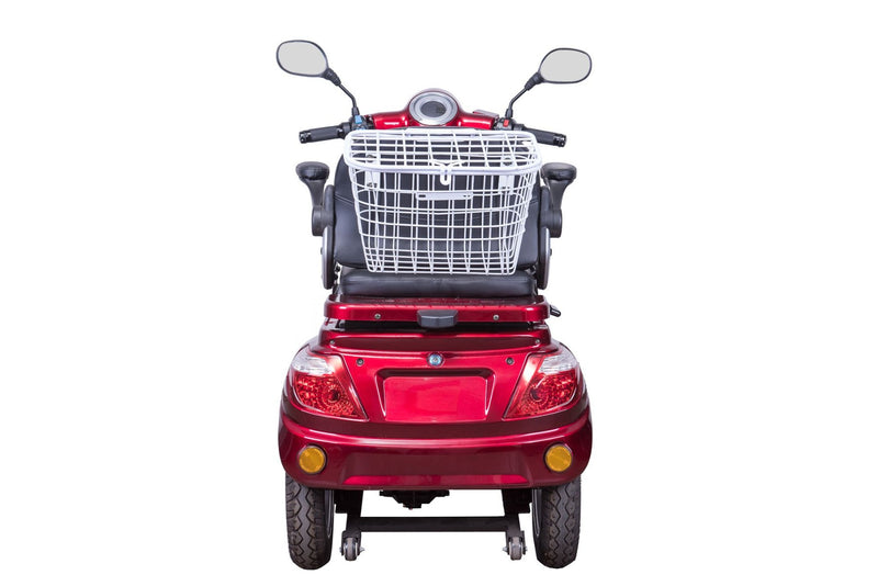 Tricicleta electrica Ztech ZT-15-E TRILUX E EEC cu frana electromagnetica autonomie 60 Km viteza maxima 25 km/h putere 500W acumulator 20Ah/48V nu necesita permis-Alb