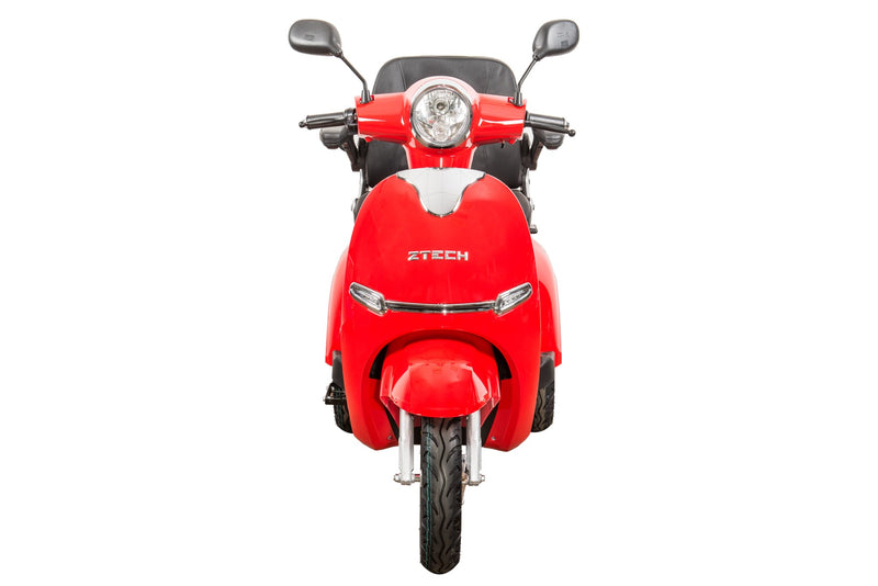 Tricicleta electrica Ztech ZT-15-C-G TRILUX C EEC GRAPHENE autonomie 60 Km viteza maxima 25 km/h putere 1000W acumulator 20Ah/60V nu necesita permis-Rosu