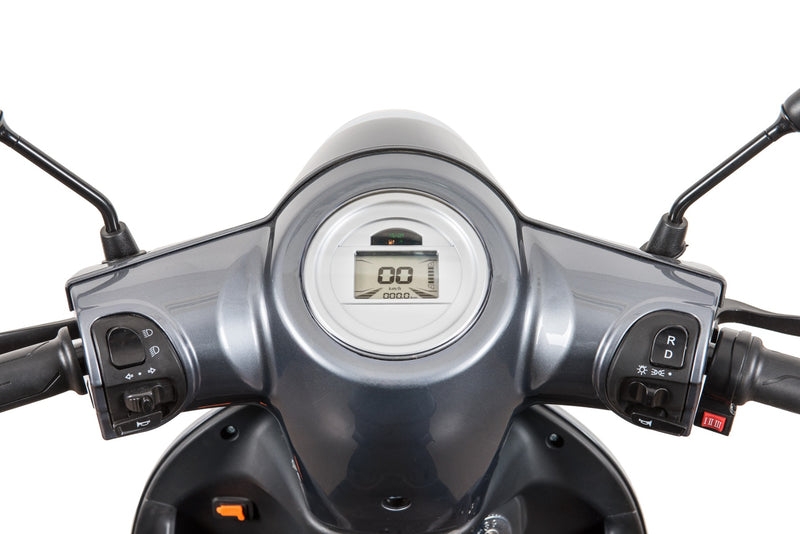 Tricicleta electrica Ztech ZT-15-K-G TRILUX K EEC GRAPHENE autonomie 60 Km viteza maxima 25 km/h putere 900W acumulator 20Ah/48V nu necesita permis-Gri